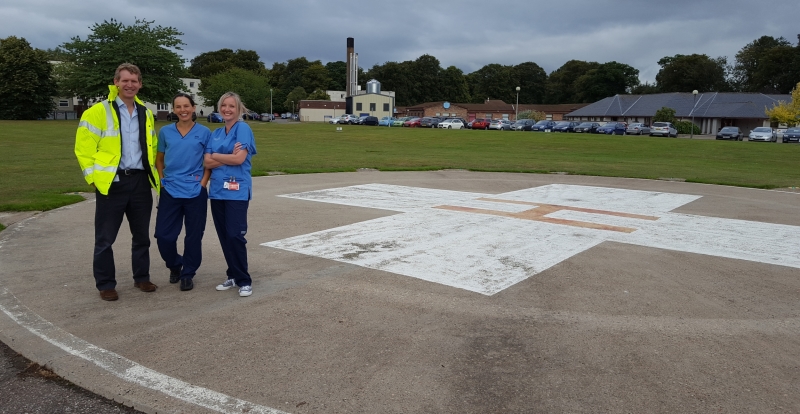 HELP Appeal funds helipad upgrade at Raigmore Hospital, Inverness