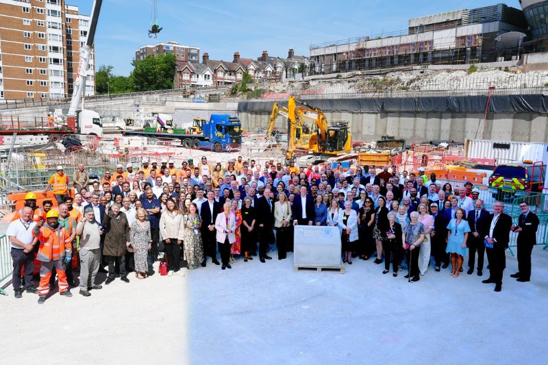 Laing O'Rourke breaks ground on £250m Sussex Cancer Centre in Brighton