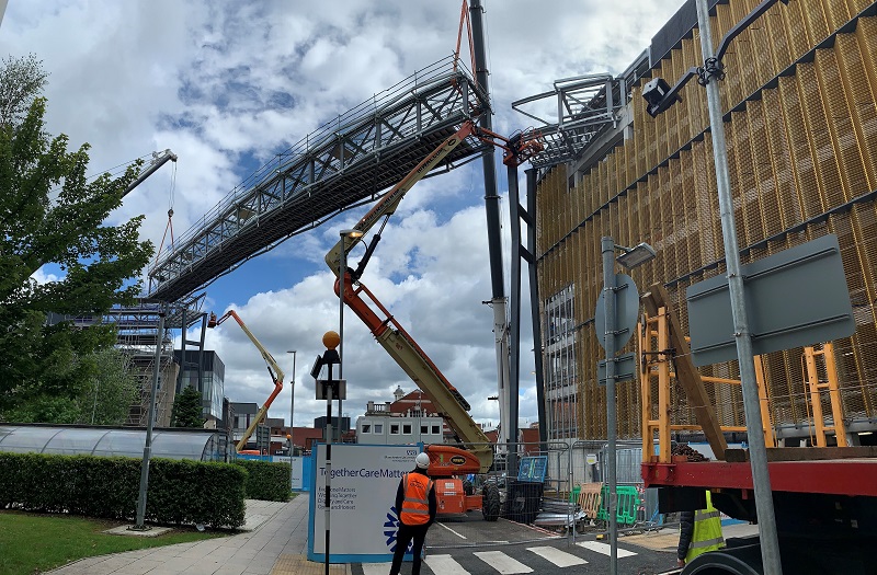 Link bridge to lifesaving helipad marks major milestone 