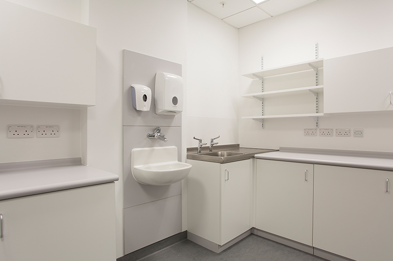 Maximising space in compact healthcare areas