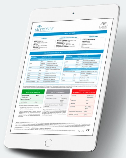 Medtech Innovation Briefing: Caris Molecular Intelligence for guiding cancer treatment