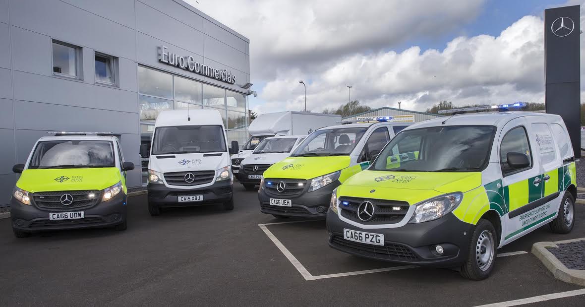 Mercedes-Benz vans keep the wheels of the NHS turning in Wales