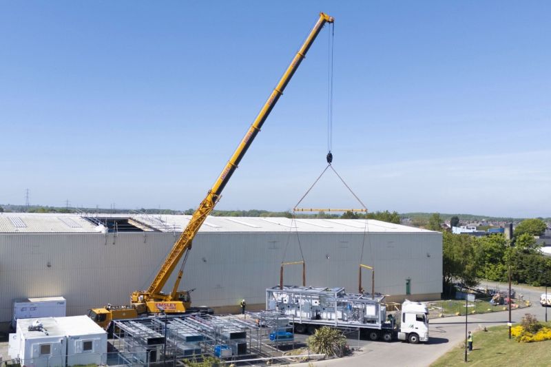 Merit installs key prefabricated components at NHS Medicines Manufacturing Centre