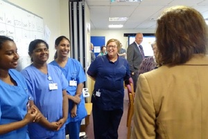 Minister explores NHS digital innovation