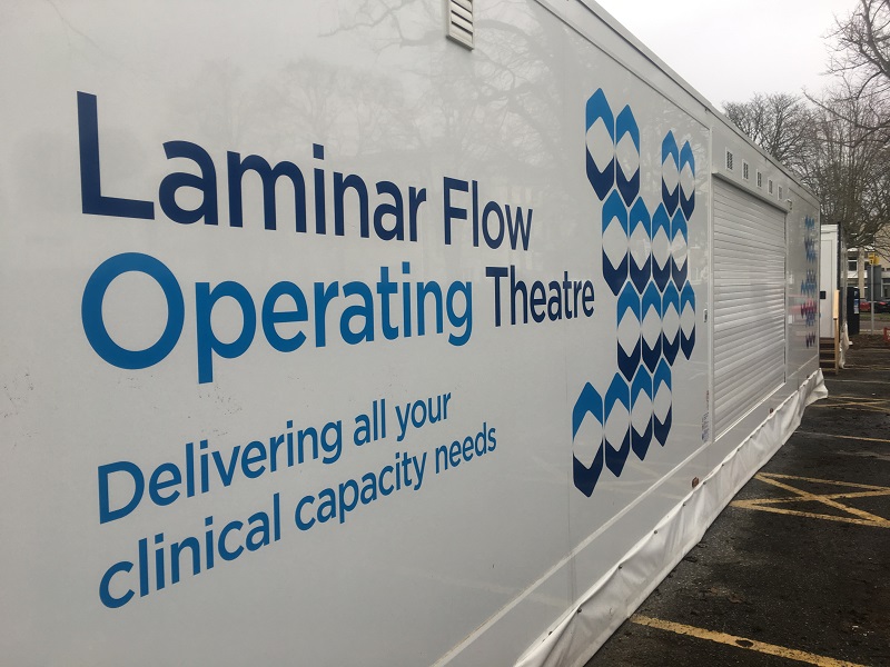 Mobile theatre suite will serve NHS trust during two-year refurbishment 