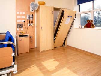 More high-performance wall beds for the Children’s Hospital for Wales in Cardiff