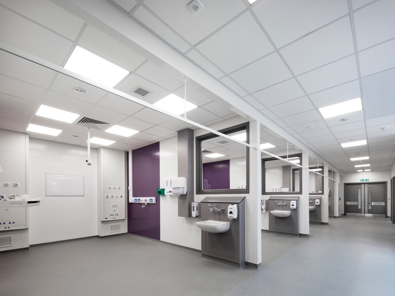 Navigating healthcare zone: Designing with coloured ceiling tiles for patient-centred care