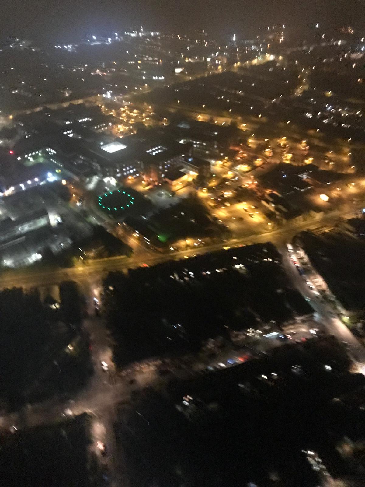 New helipad lighting at Dorset County Hospital