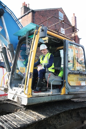 Nick Clegg guest of honour at children's hospital building site