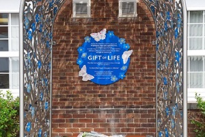 Organ donation sculpture unveiled at Royal Albert Edward Infirmary