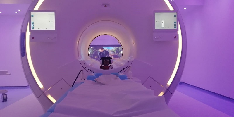 Improving comfort and reducing anxiety through the use of ambient lighting and music have helped to improve the patient experience