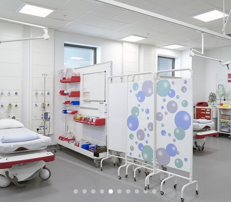 Balfour Hospital has a nummber of small departments, each with a distinct identity