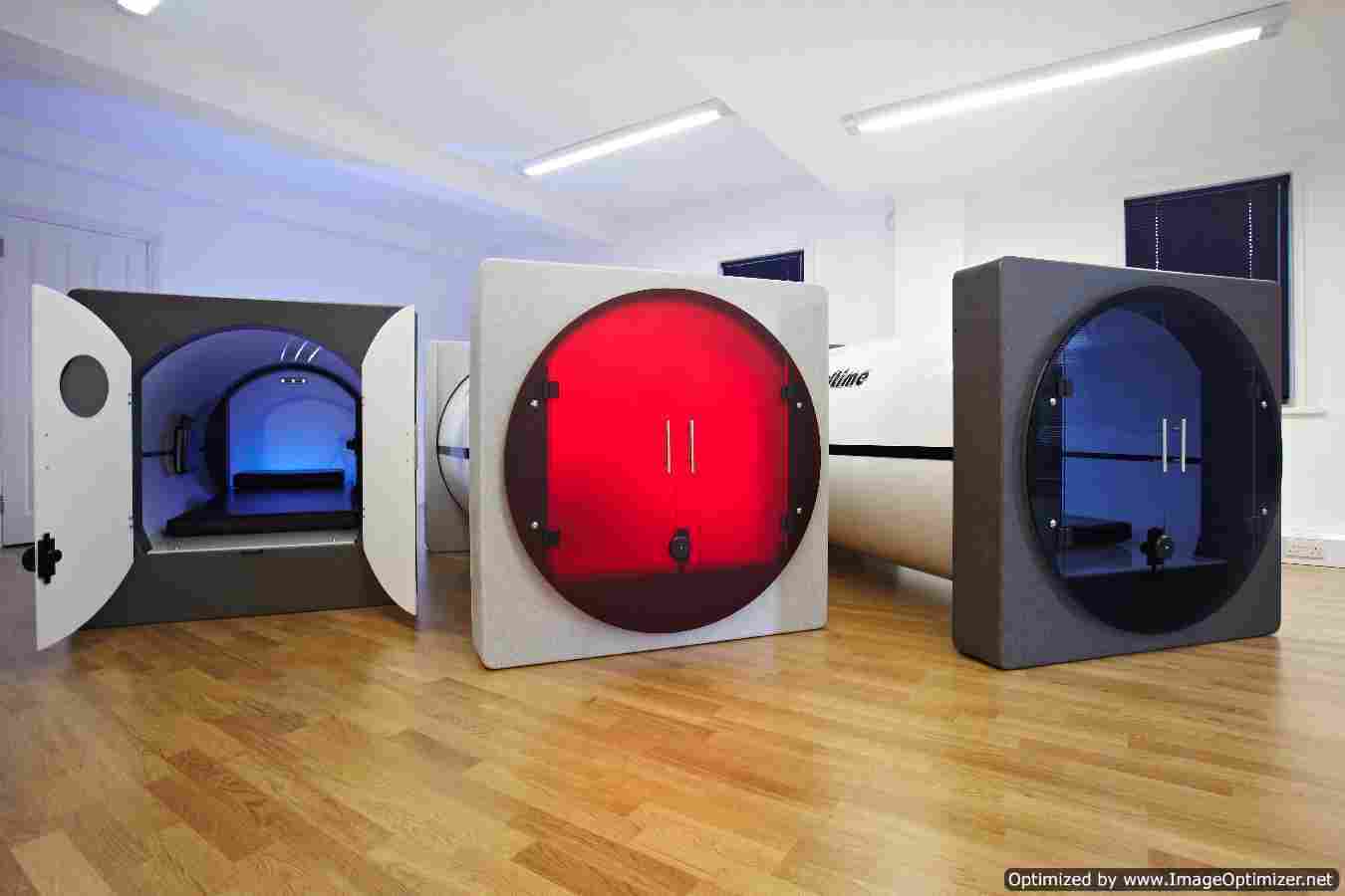 Sleep pods for hospital medics