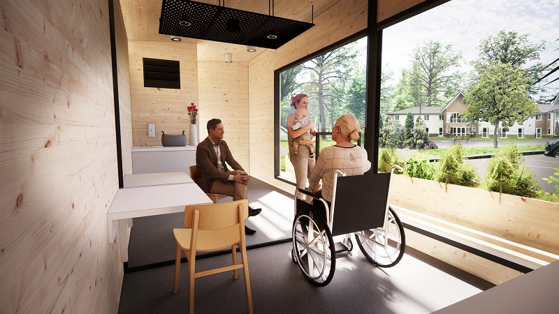 Social Contact Pod helps vulnerable people stay in touch