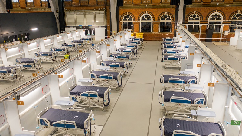 The emergency hospitals were a major feat of design and engineering