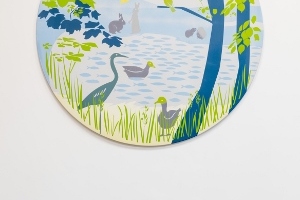 St Bernard's Hospital: Poetry, enamel panels and interior design
