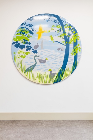St Bernard's Hospital: Poetry, enamel panels and interior design