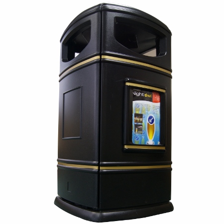 Street smart litter bins spread the word