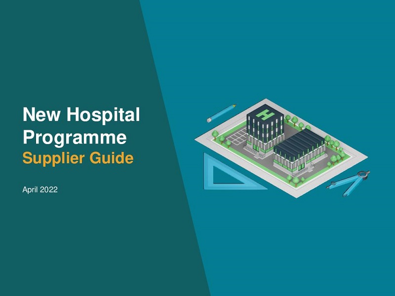 Supplier guide launched as part of the delivery of the New Hospital Programme 