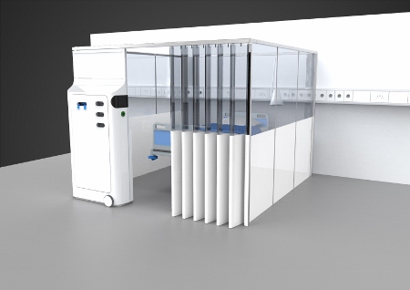 Temporary side room concept helps NHS battle hospital bugs