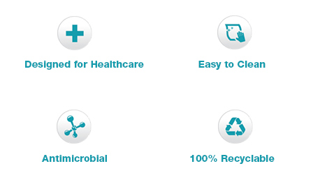 The world's first Steri-Core antimicrobial finger plate
