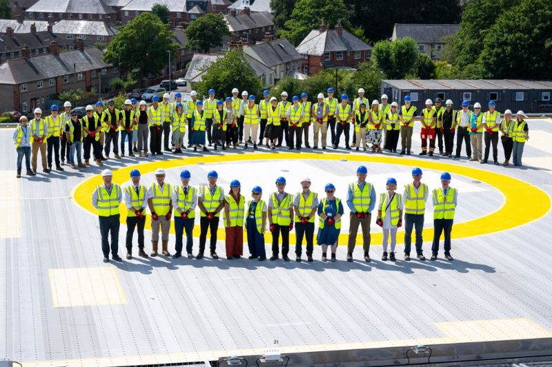 Tilbury Douglas reaches topping out milestone for £100m Dorset emergency and critical care building