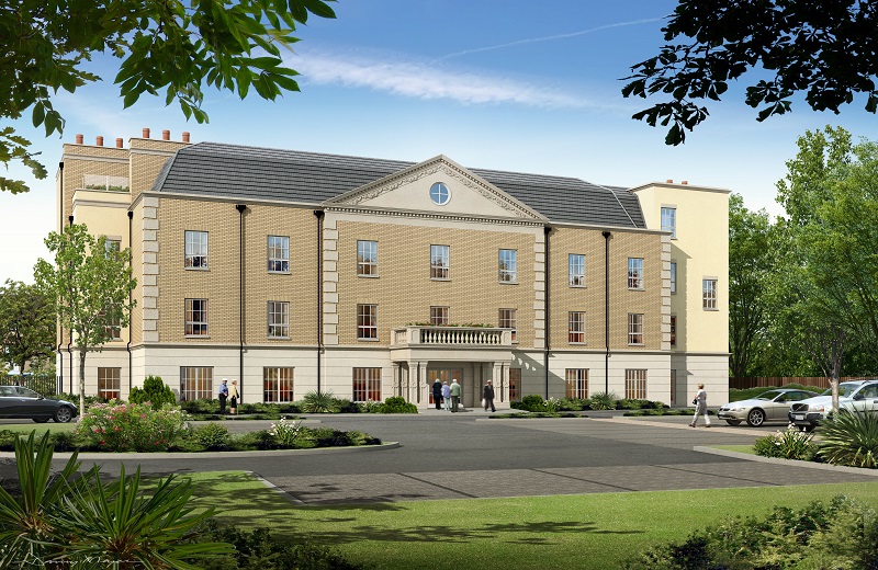 Topping-out ceremony for new Hallmark care home