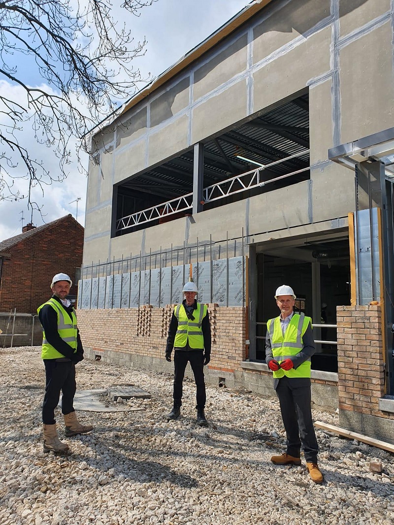 Topping-out milestone marked at West Hull Health Hub