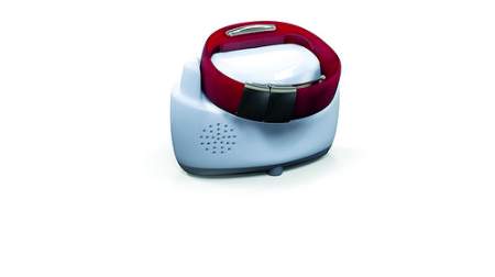 Using 3D accelerometers and RFID, BuddiBand provides user identification, personal monitoring and an emergency alert