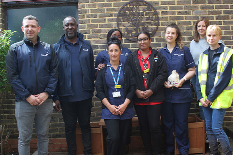 Wates gives Croydon Hospital’s bereavement garden a makeover