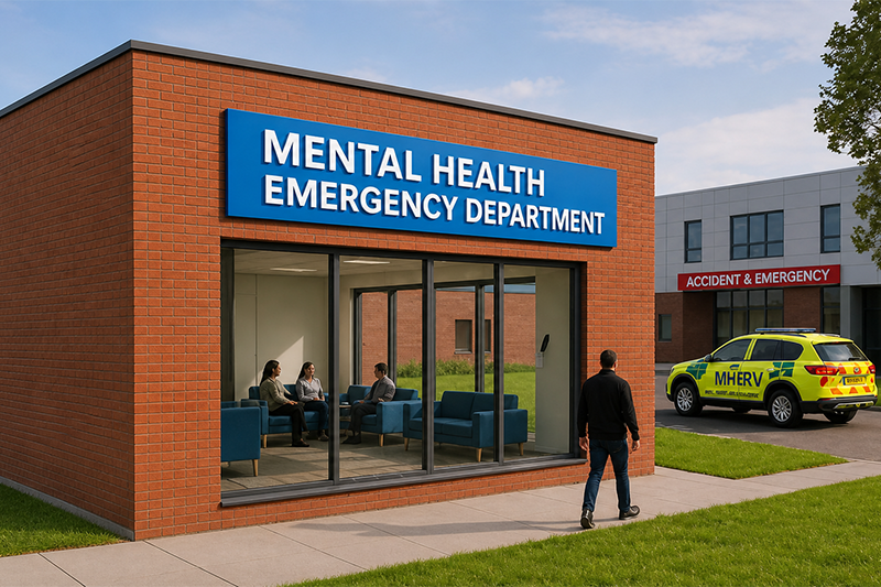 What does a mental health emergency department actually look like?