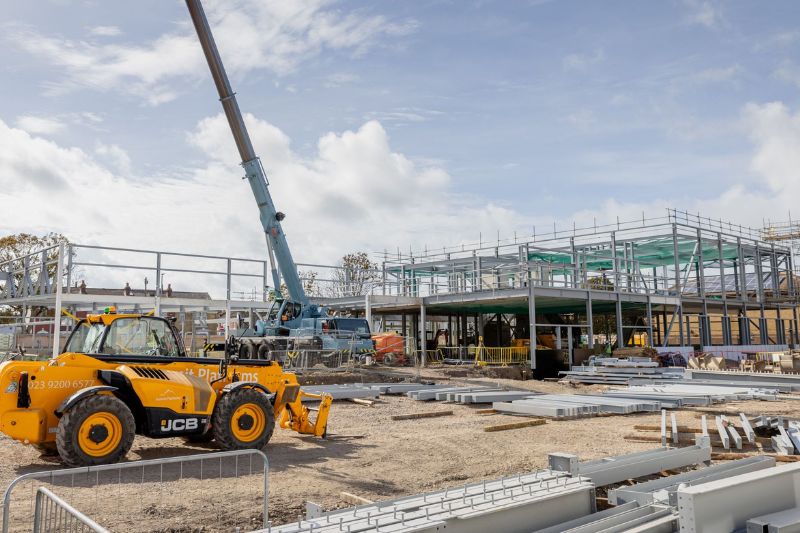 Willmott Dixon reaches milestone for Portsmouth neighbourhood health and leisure hub