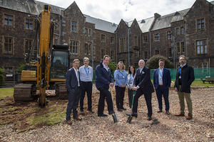 Work begins on new research facility at Devon Partnership NHS Trust's Wonford House site